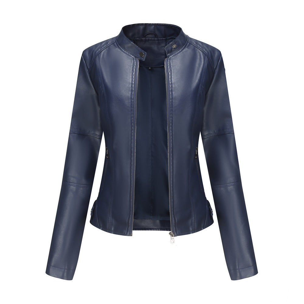 Alva - Elegant women's leather jacket