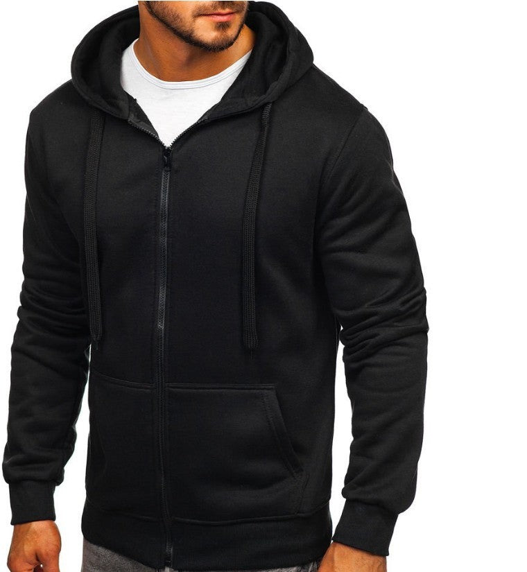 Men's Zip Up Hoodie – Fleece Lining