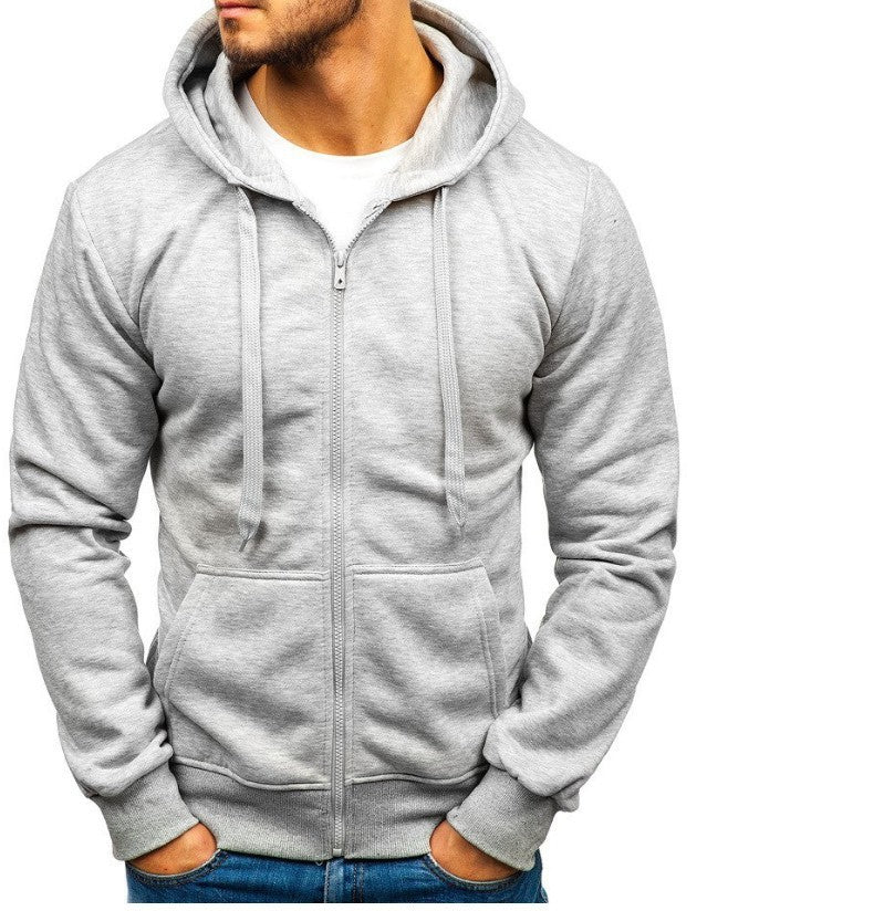 Men's Zip Up Hoodie – Fleece Lining