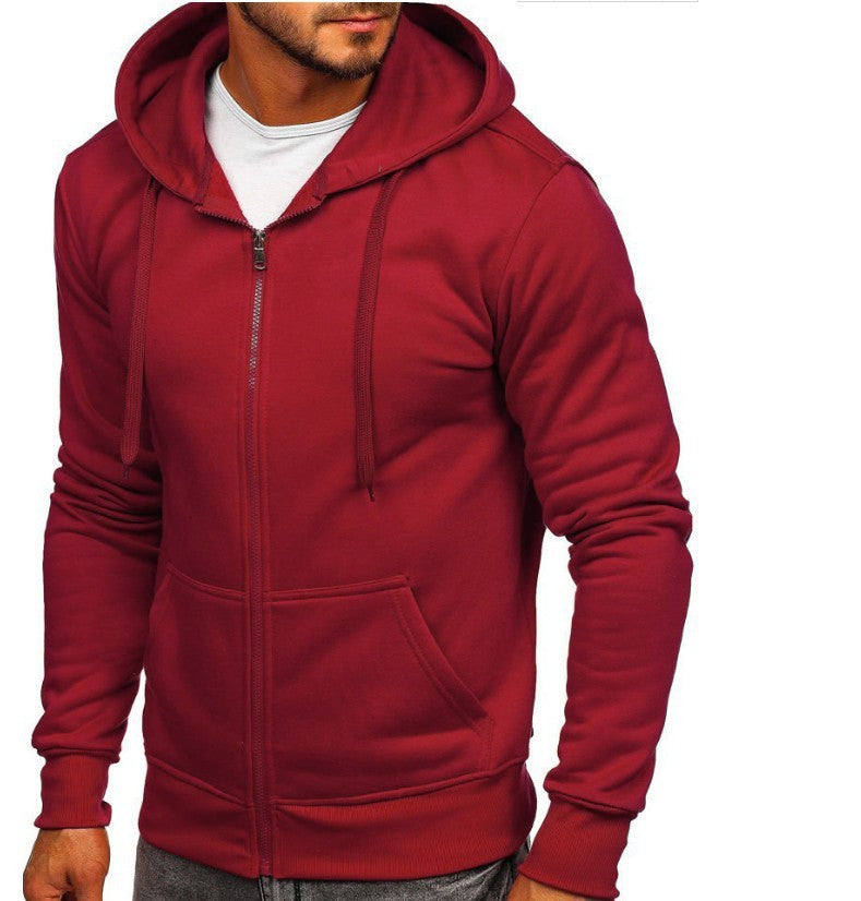 Men's Zip Up Hoodie – Fleece Lining