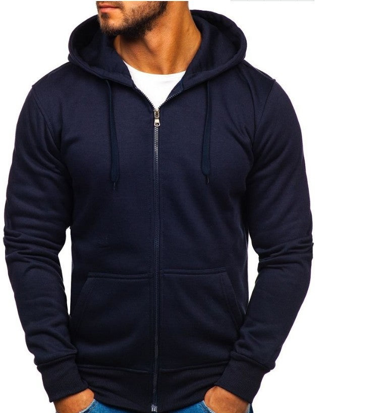 Men's Zip Up Hoodie – Fleece Lining