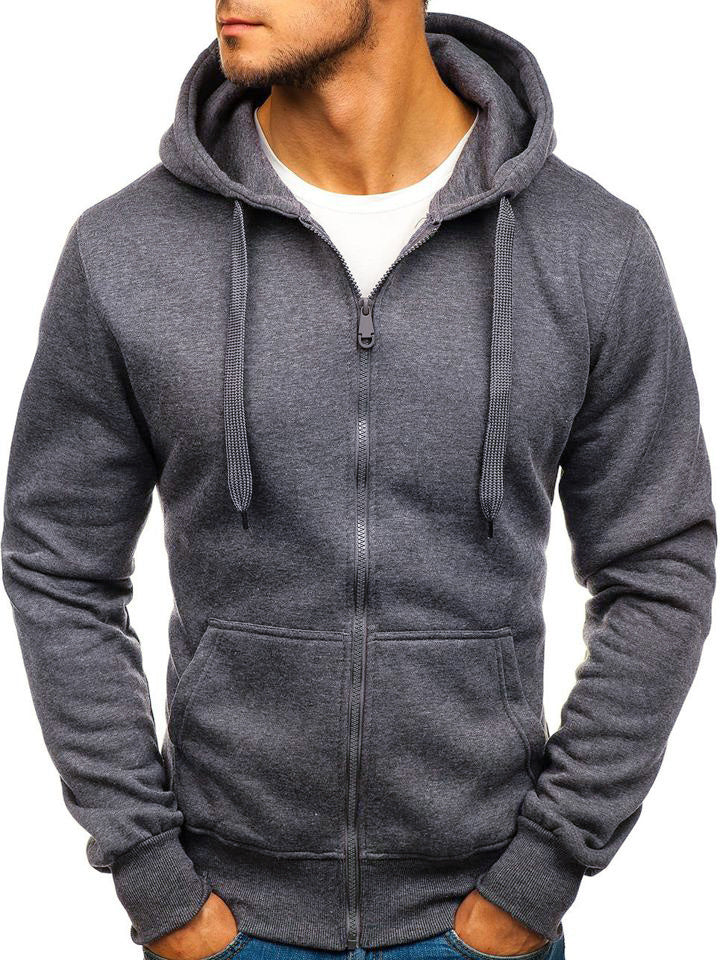 Men's Zip Up Hoodie – Fleece Lining