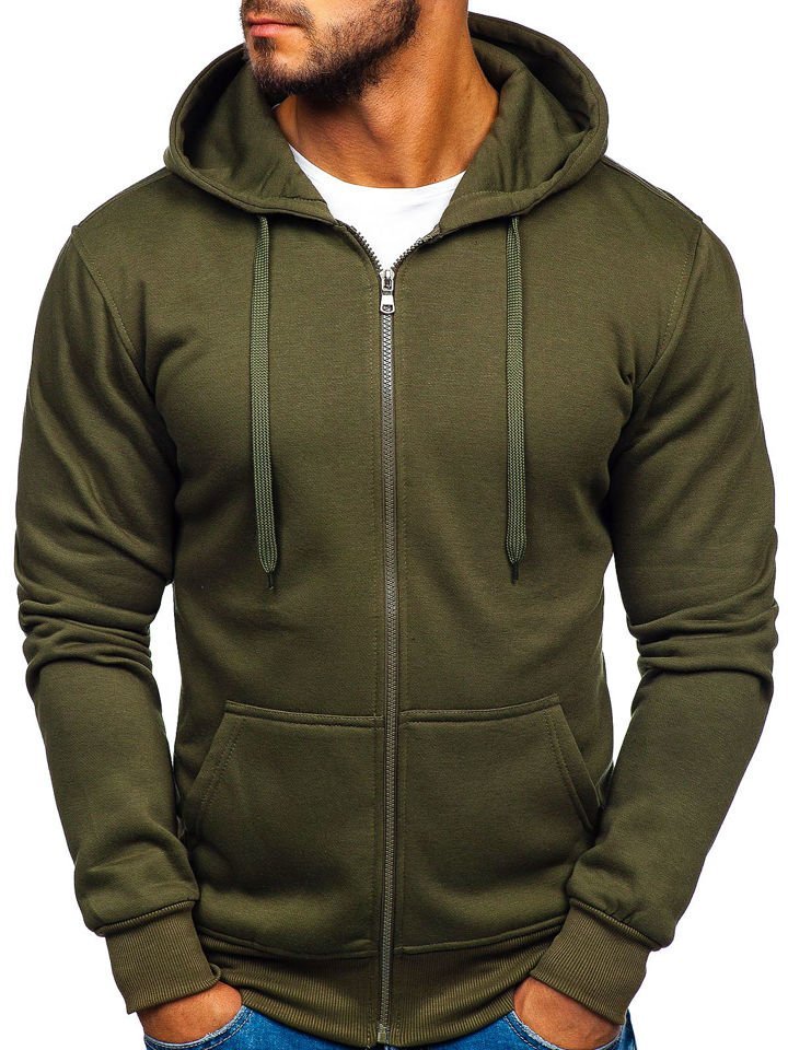 Men's Zip Up Hoodie – Fleece Lining