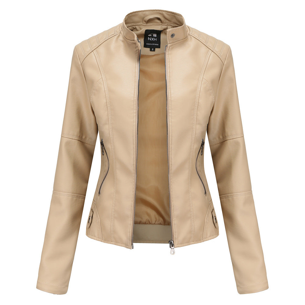 Alva - Elegant women's leather jacket