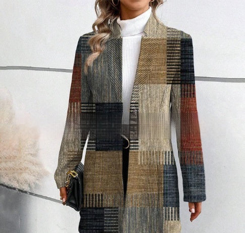 Francesca™ | Elegant Patterned Blazer Jacket