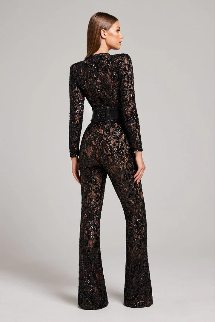 Isabella™ - Elegant Jumpsuit with Lace Details