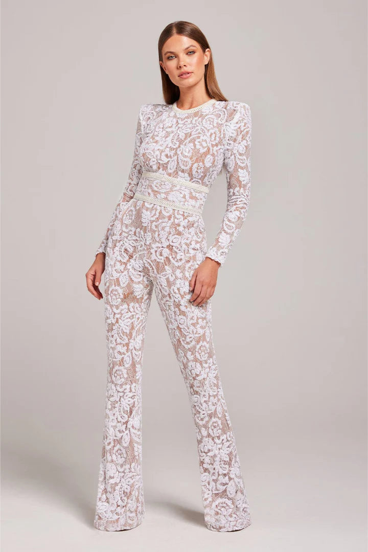 Isabella™ - Elegant Jumpsuit with Lace Details