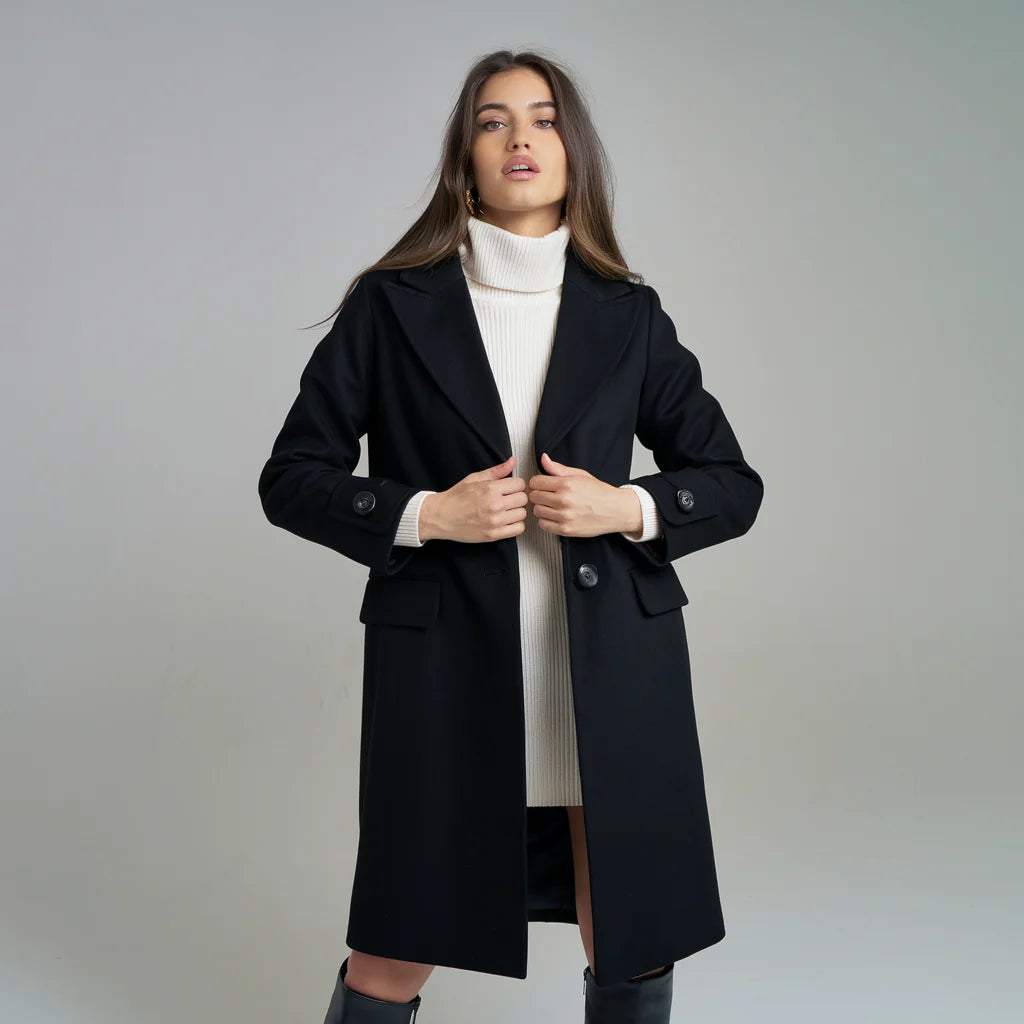 Trench-coat in Lana di lusso