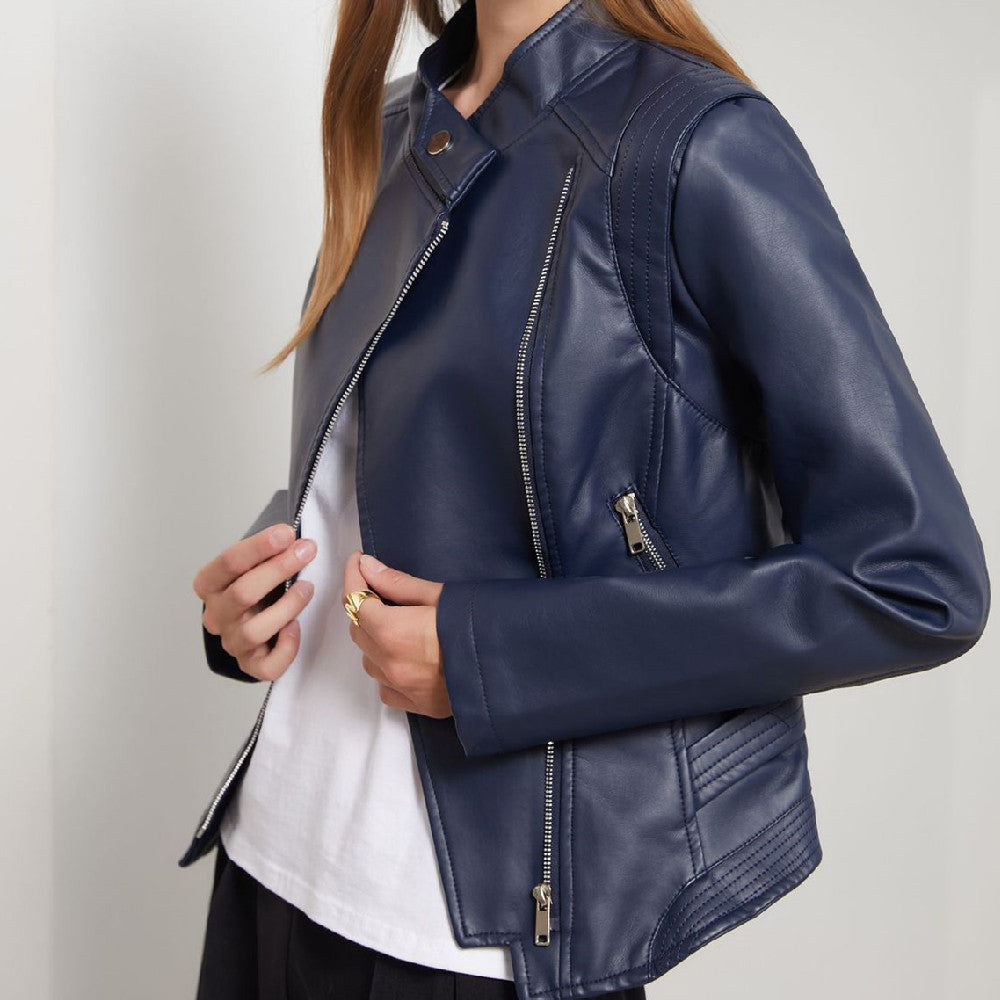 Emma - Elegans Leather Jacket