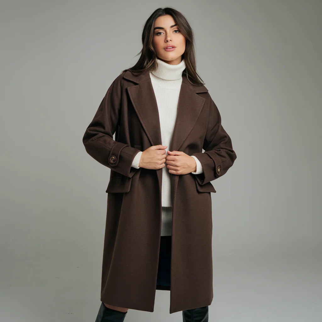 Trench-coat in Lana di lusso