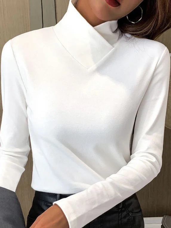 High neck sweater