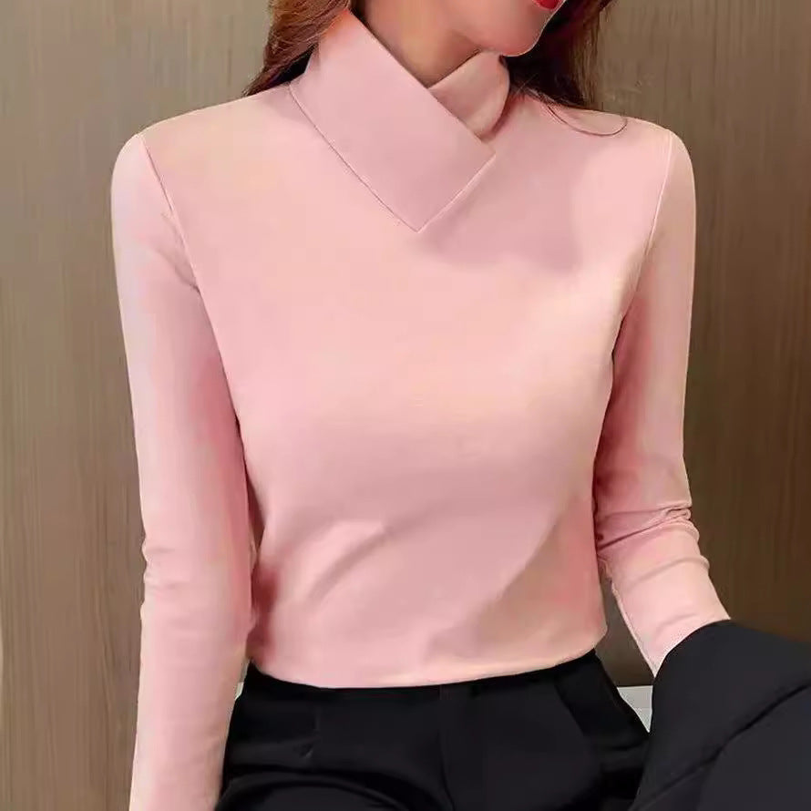 High neck sweater