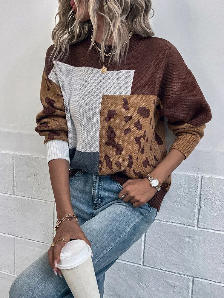 Leopard Pullover