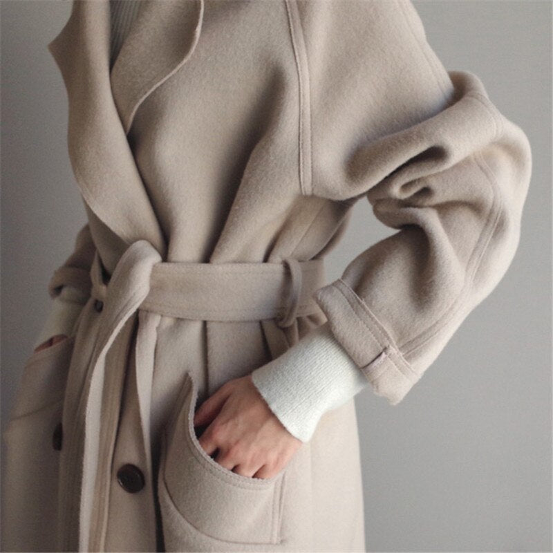 Luxury Cashmere Trench Coat