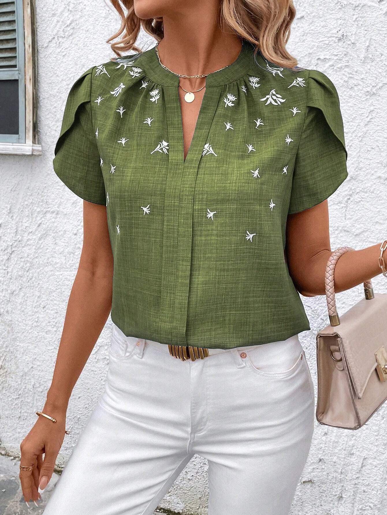 Printed Shirt Women's Blouse