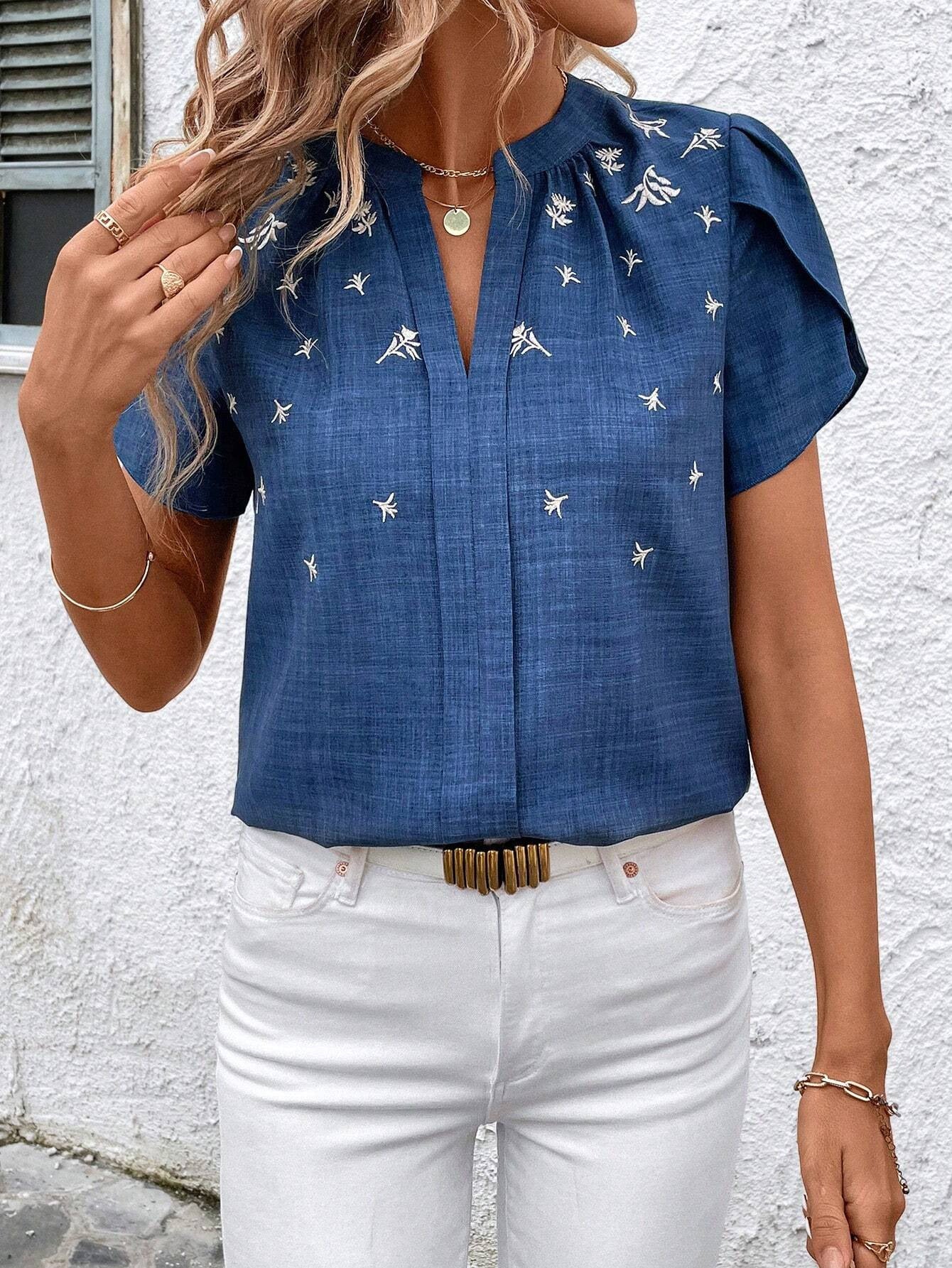 Printed Shirt Women's Blouse