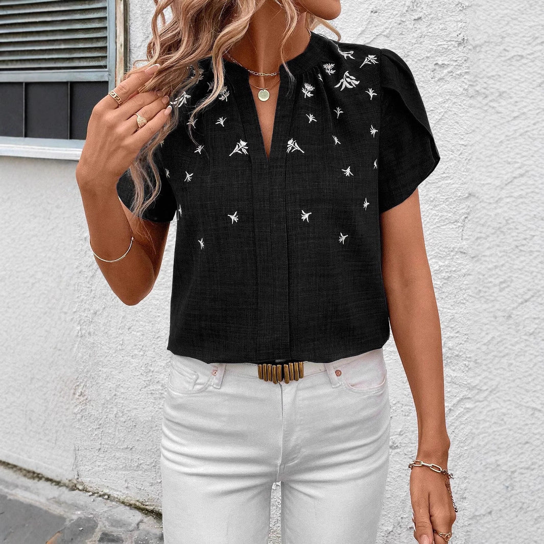 Printed Shirt Women's Blouse