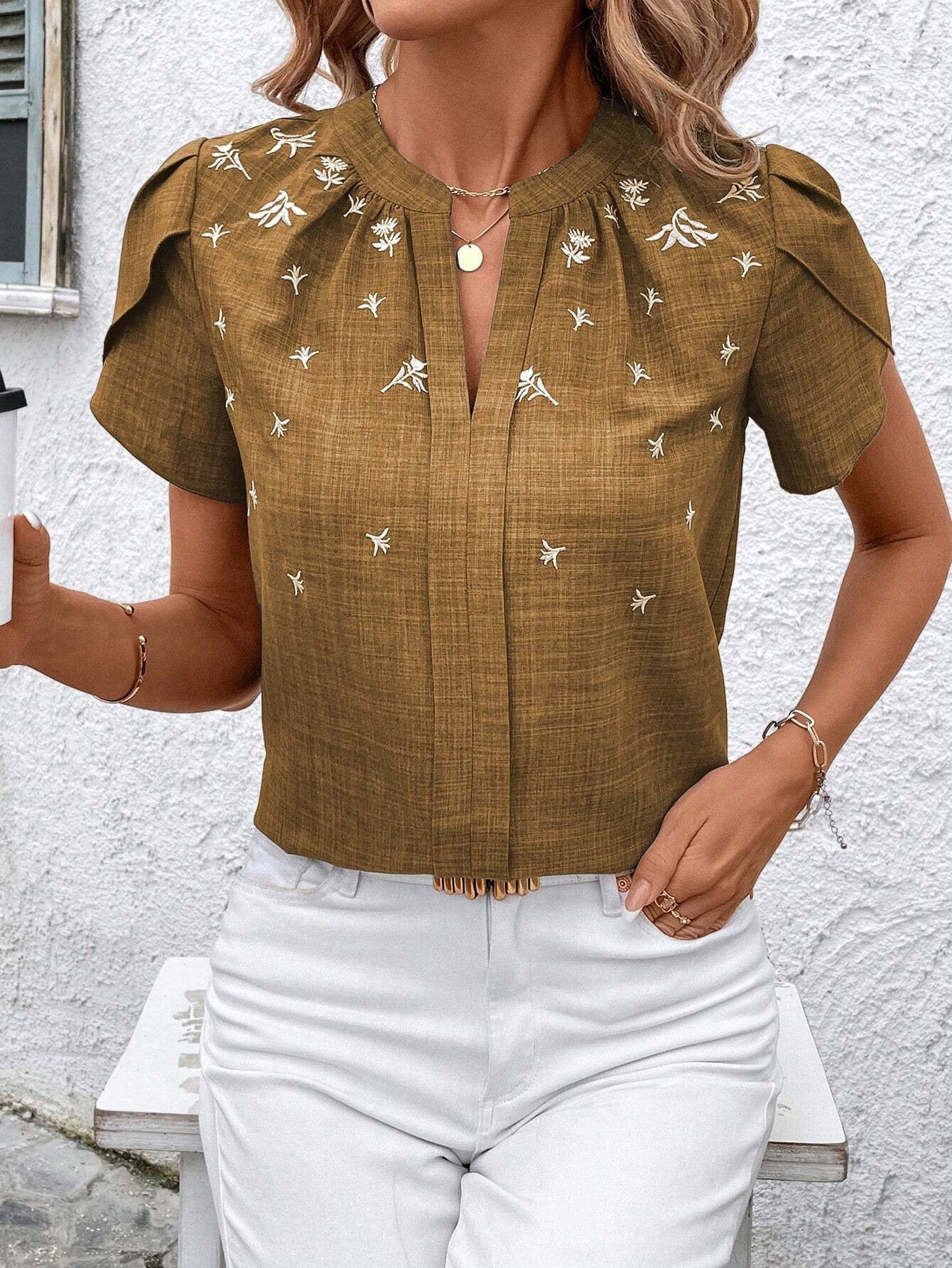 Printed Shirt Women's Blouse