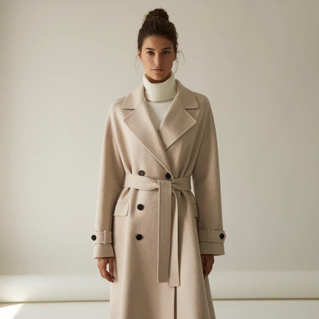 Luxury Cashmere Trench Coat