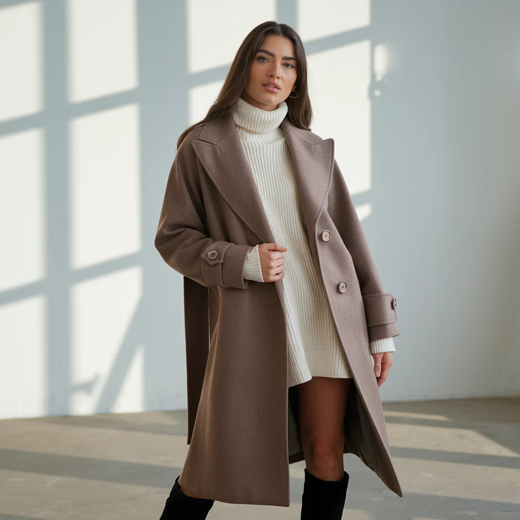 Trench-coat in Lana di lusso